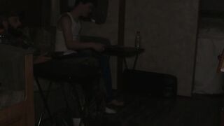 My bearded stepdad Matt Muck shoves his huge flashlight into my dark ass