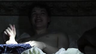 My bearded stepdad Matt Muck shoves his huge flashlight into my dark ass