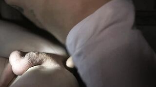 My bearded stepdad Matt Muck shoves his huge flashlight into my dark ass