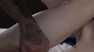 Stepdaddy Matt Muck records me while I swallow his tasty long dick