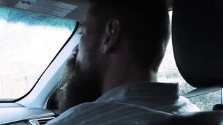 Athletic dude Josh Hunter experienced mustached Max Ferros deep thrusting
