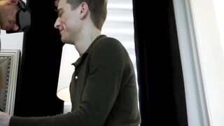 Helping ripped Jax Thirio release his arousal by offering my ass for him to fuck