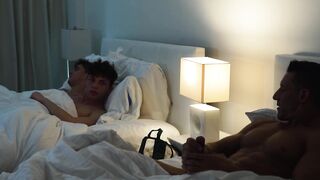 Athletic boys Andy Adler and Jax Thirio pleasures my hot and lustful body