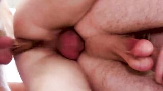 I spotted Zacc Andrews eating my stepdads sausage so I joined them to form threesome