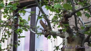 I plowed his butt into the hotel with a mega cummed on her jugs - Asia Divine