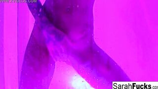Artistic soak masturbation with bad butt inked mom!
