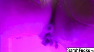 Artistic soak masturbation with bad butt inked mom!