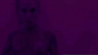 Artistic soak masturbation with bad butt inked mom!