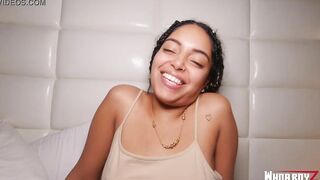 huge butt hispanic chick got plowed by a huge penis jizzed