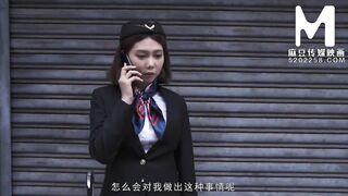[Domestic] Madou Media Works/MDX-0012 Yabo Debt Flight Attendant 001/ See for Free