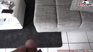 German amateur barely legal fucks with her cuckold
