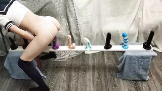 Small Bae Testing All Her Toys and takes LONG Orgasm