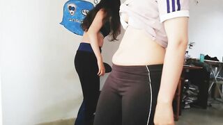 Insane and lesbo cardio part one !!