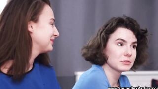 Young Sex Parties - Coeds Darcy Dark, Kristi dick-sharing experience