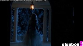 Stunning celeb with incredible huge titted Crystal McCahill showing off totally nude