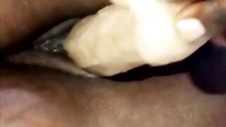 Close up Ebony vagina