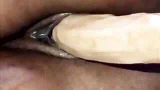 Close up Ebony vagina