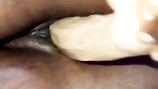 Close up Ebony vagina