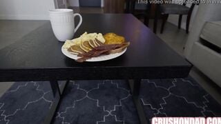sexy Step Daughter Mila Monet Screwed her Stepdad on GRAND SLAM BREAKFAST