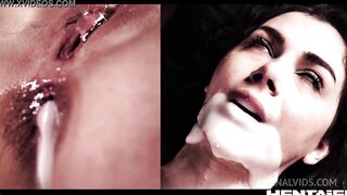 Real Life Animated - Hardcore All the way Through Boned - Valentina Nappi Big Anal Jizzed HNT034