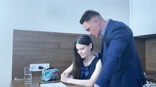 LUSTFUL PROFESSOR TAKES ANAL VIRGINITY