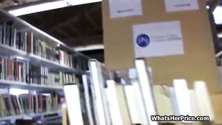 Blown by book geek at the library for cash