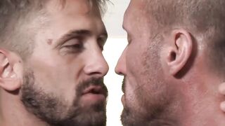 Horny jock hardcore double penetration raw 3way with stepdad