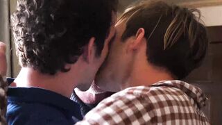 Wild stepdad taboo bareback fucked in forbidden threesome
