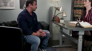 Draven Navarro applied for job and got anal sex from big tits femdom Cherry Torn