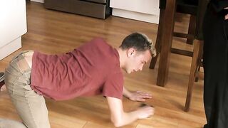Dashing stepdad punishes twink by drilling his ass bare Hoe 2