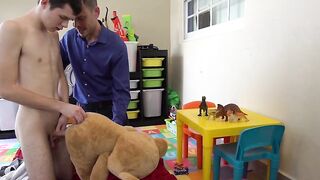 Young man moans as his step daddy is banging his ass raw