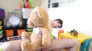 Young man moans as his step daddy is banging his ass raw