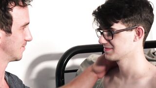 Gay stepdad rims twinks ass before threesome anal fucking Hoe 2