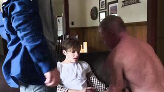 Mature step daddy indulges in a hardcore anal fucking session