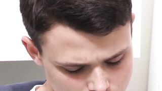 Getting his fat cock inside of stepsons tight warm butt hole