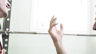 Skinny stepson sucks his stepdads big cock before raw sex Hoe 2