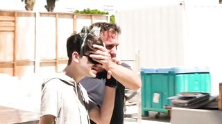 Bound homo offers his ass instead of treats for Halloween Hoe 2