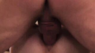 Handsome stepson deepthroats and rides daddy like a pro
