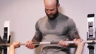 Hunky stepdad hammering twinks tight ass after workout