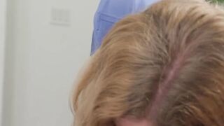 Trans homeservice nurse gives patient a blowjob Hoe 3