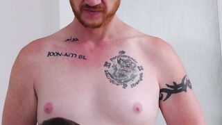 Alluring Brody Kayman masturbates while I caress my hairy ass