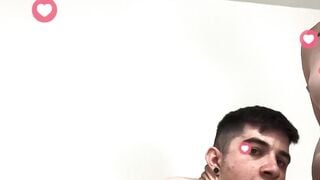 Alluring Brody Kayman masturbates while I caress my hairy ass