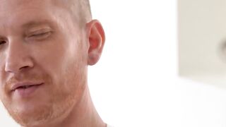 Tattooed Brody Kayman concludes our fucking session by cumming on my ass