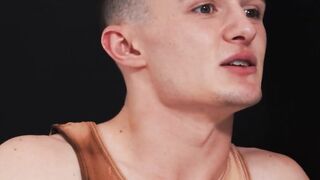 Making my muscular stepdaddy Lawson James happy by offering my ass to him