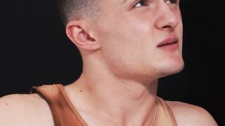 Making my muscular stepdaddy Lawson James happy by offering my ass to him