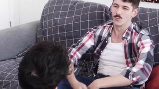 Alluring Asher Day endures deep barefucking from his uncle to get what he wants