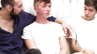 My stepbro Andre Powers and my stepdad tutored me on how to have sex
