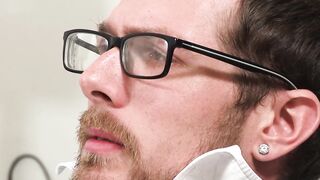 Stepdad with glasses makes his stepson bend over for him Hoe 2