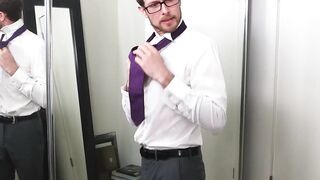 Stepdad with glasses makes his stepson bend over for him Hoe 2