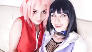 SAKURA AND HINATA HAVE FUN WITH NARuto